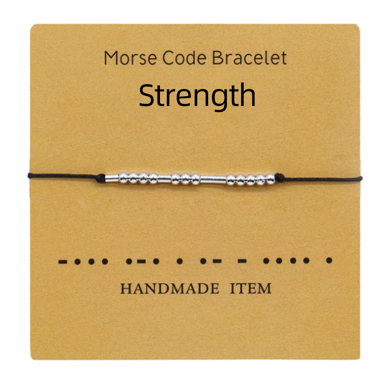 Morse Code Couple Bracelet