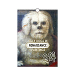 🐶2024 Renaissance Painting Ugly Dogs Monthly Calendar📅