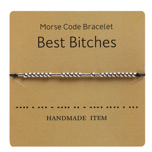 Morse Code Couple Bracelet