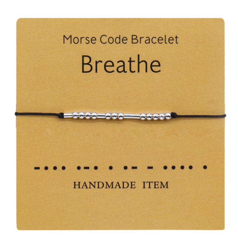 Morse Code Couple Bracelet