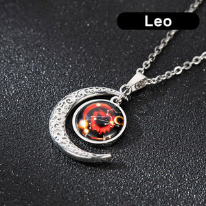 Zodiacal Type Moon Necklace