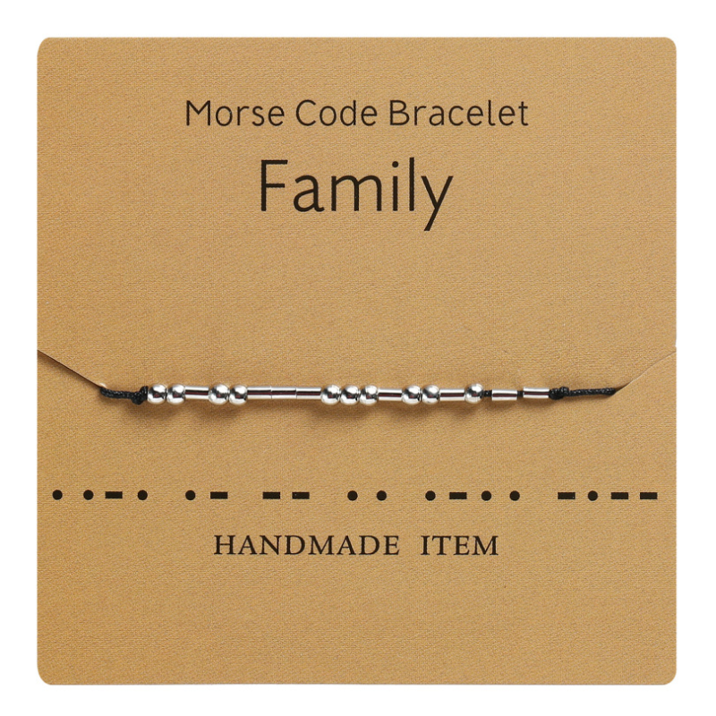 Morse Code Couple Bracelet