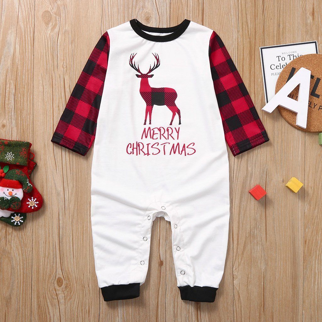 NEW Deer Christmas Family Matching Pajamas