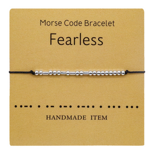 Morse Code Couple Bracelet