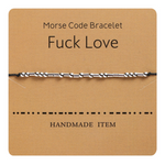 Morse Code Couple Bracelet