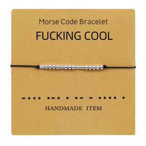 Morse Code Couple Bracelet