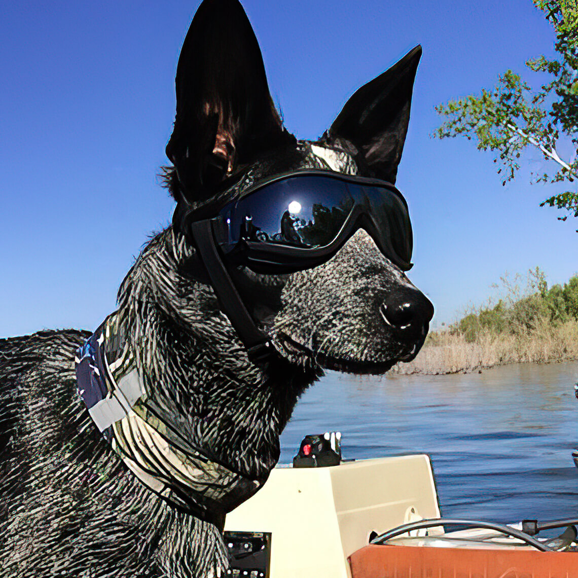 Gafas para accesorios para perros grandes y geniales