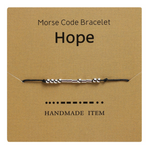 Morse Code Couple Bracelet