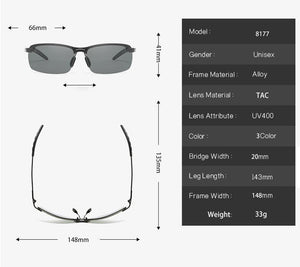 PHOTOCHROMIC SUNGLASSES WITH POLARIZED LENS