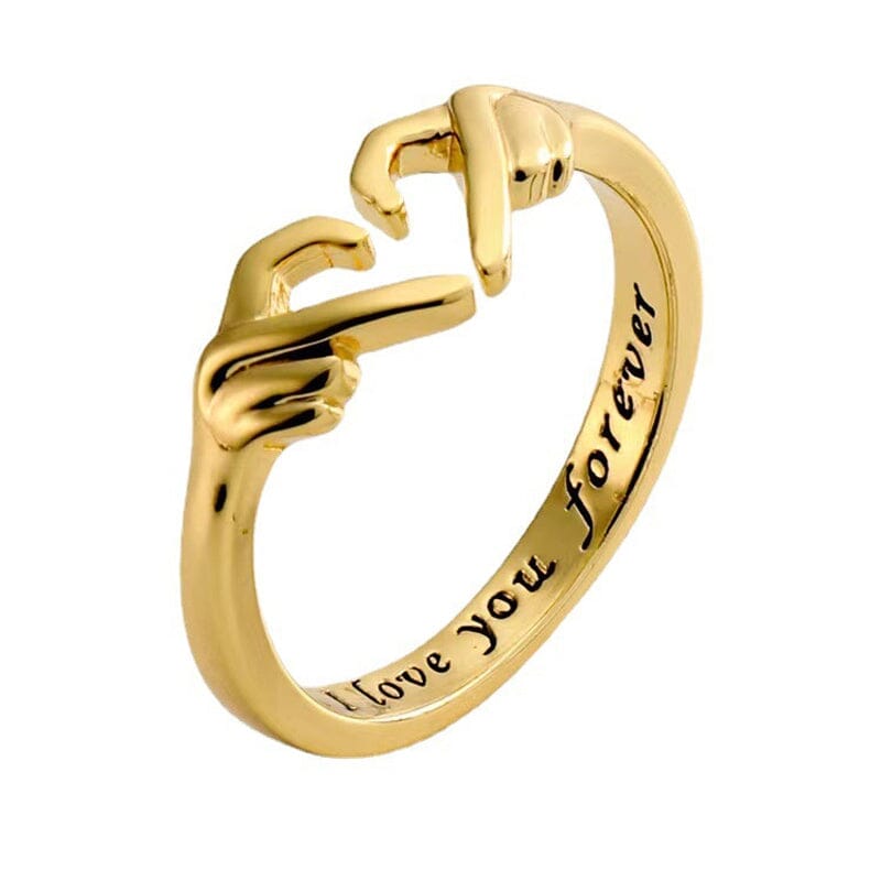 ‘I Love You Forever’ Heart Ring