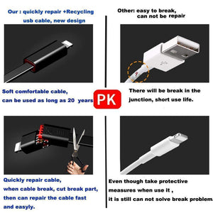 Quickly Repair Recycling Phone Charger Cable