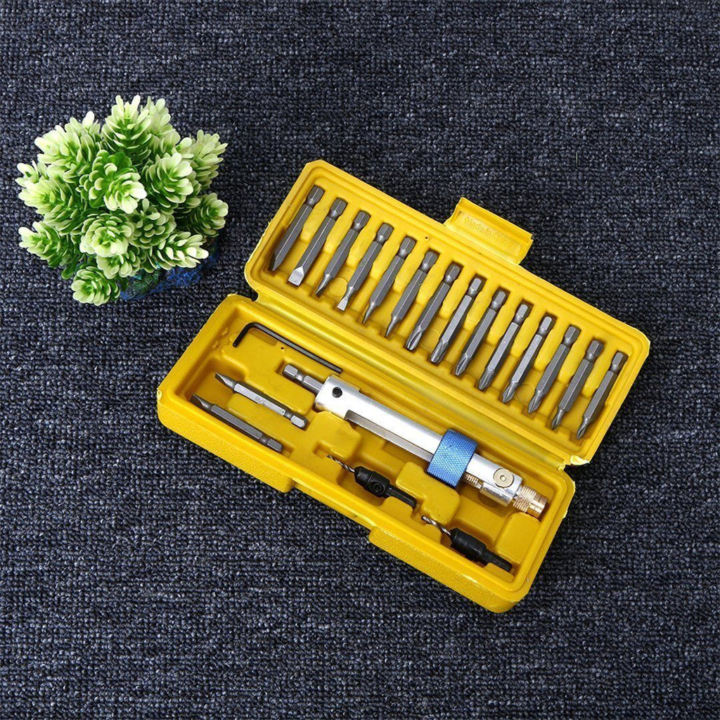 Domom 20 Pcs Drill Driver Screwdriver Set -High Speed Alloyed Steel